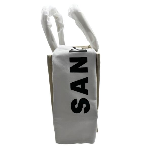 NWT Sandro Kabash Quilted Tote Bag Ecru White Medium Designer Bag - Picture 6 of 12